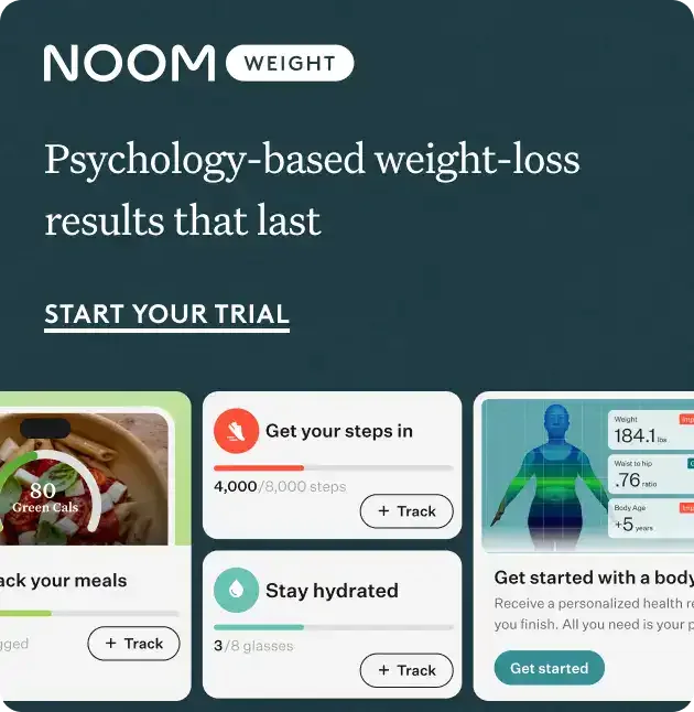 Noom Weight. Psychology-based weight-loss results that last. Start your trial.