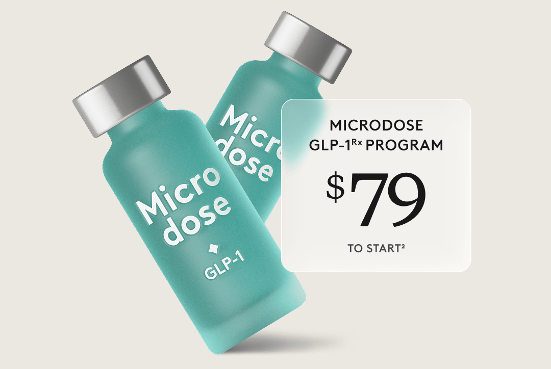 Noom Microdose GLP-1 program — low-dose start option starting from $79