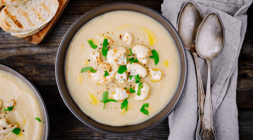 Crema de coliflor