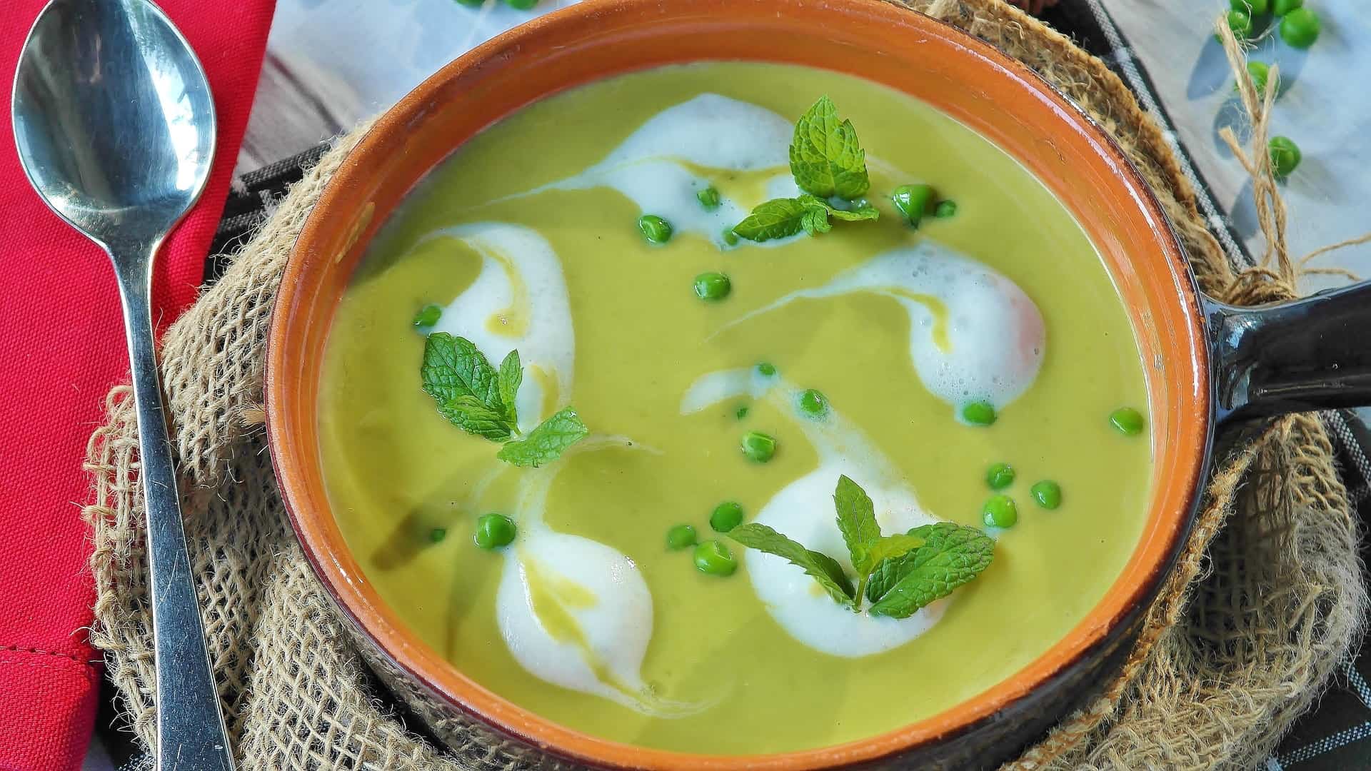 Crema de guisantes