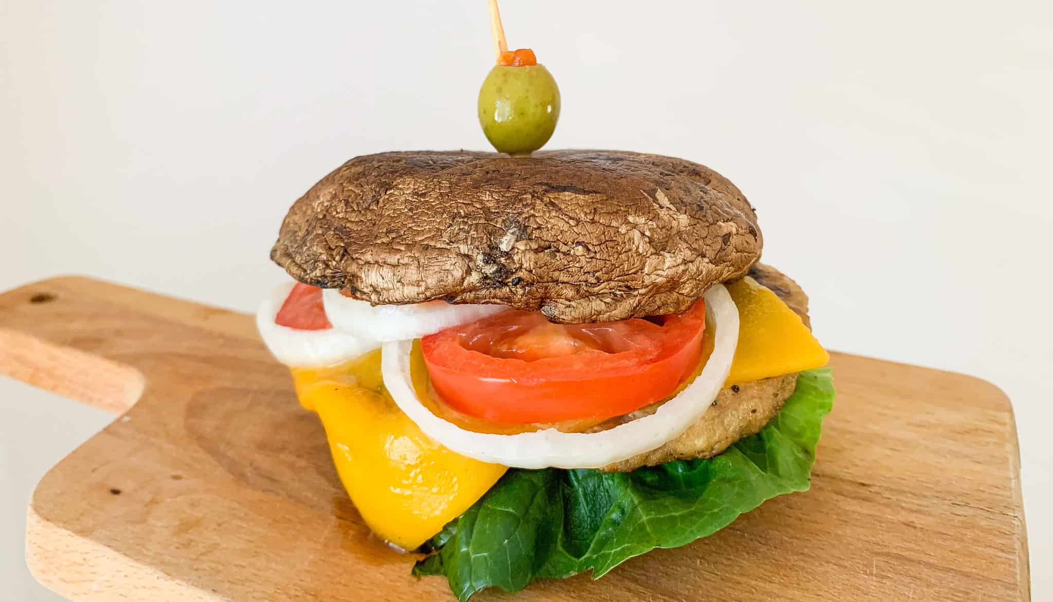 Hamburguesa de pavo baja en carbohidrato
