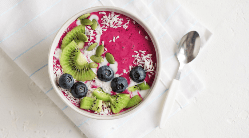 Tazón de pitahaya (fruta del dragón)