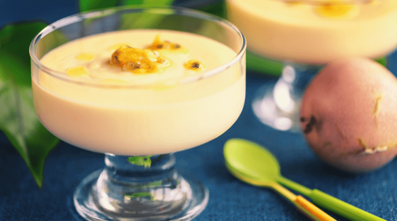 Mousse de maracuyá/parchita
