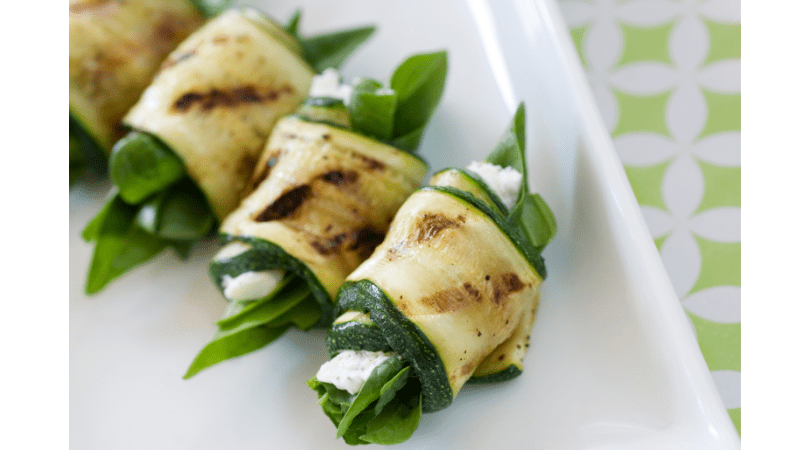 Rollitos de calabacín/zucchini